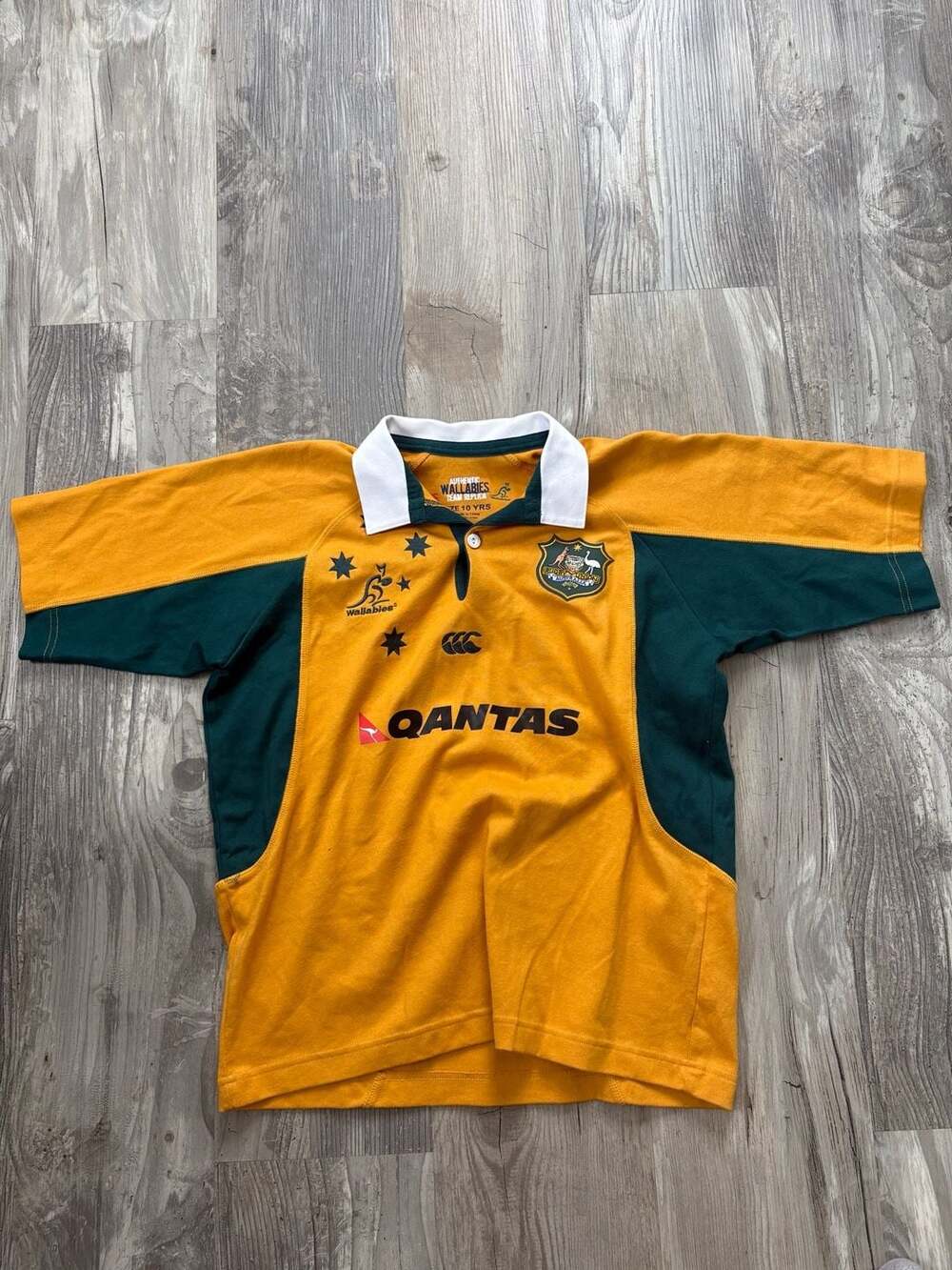 Canterbury Australia Wallabies Rugby Jersey Size 10 Yrs